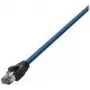 Logilink - komutacinis kabelis - RJ-45 (V) į RJ-45 (V) - 15 m - SFTP, PiMF - CAT 8.1 - be halogenų, lietas, apvalus, neužkabinamas - mėlynas (CQ8106S)