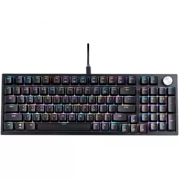 XPG Gaming klaviatūra SORCERER US Layout juoda mažmeninė (75261466)