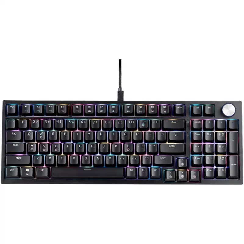 XPG Gaming klaviatūra SORCERER US Layout juoda mažmeninė (75261466)