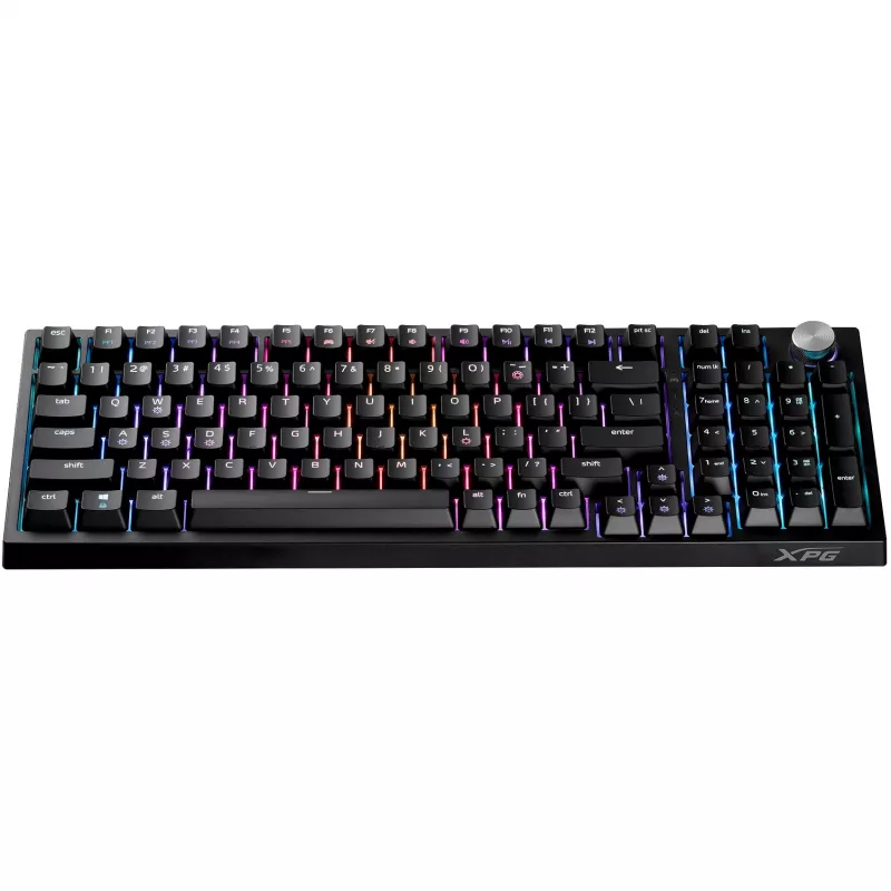 XPG Gaming klaviatūra SORCERER US Layout juoda mažmeninė (75261466)