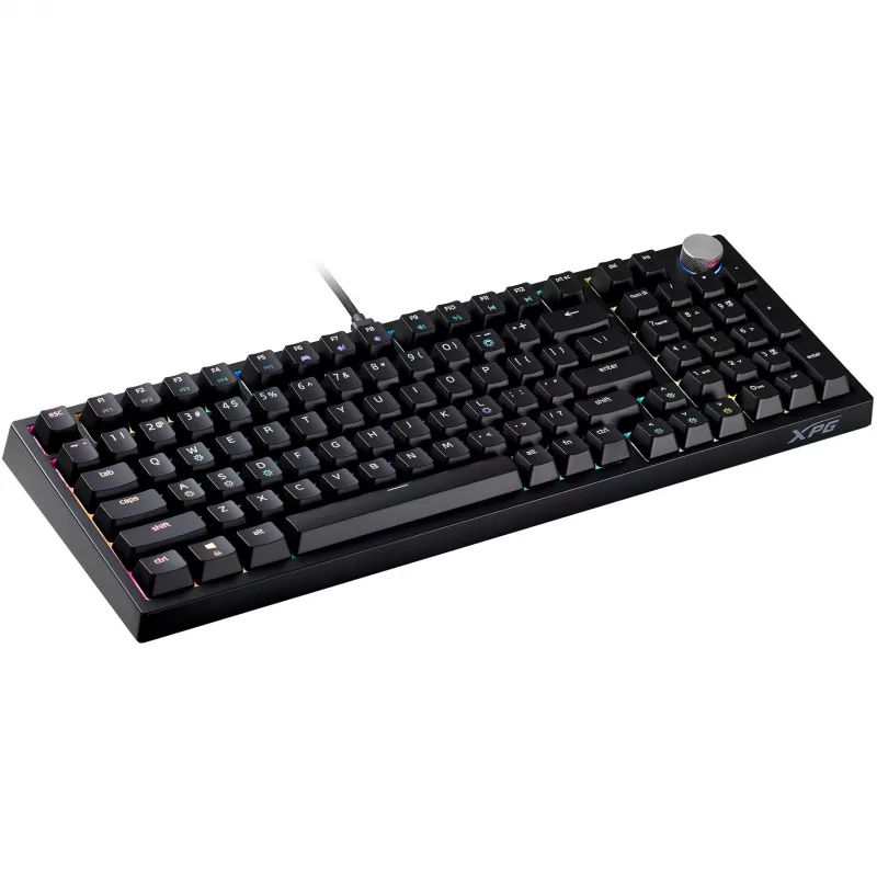 XPG Gaming klaviatūra SORCERER US Layout juoda mažmeninė (75261466)