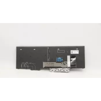 Lenovo Transimage - pakaitinė klaviatūra nešiojamajam kompiuteriui - apšviečiama - vokiška - juoda - skirta ThinkPad L15 Gen 1 20U7, 20U8 (5N20W68264)