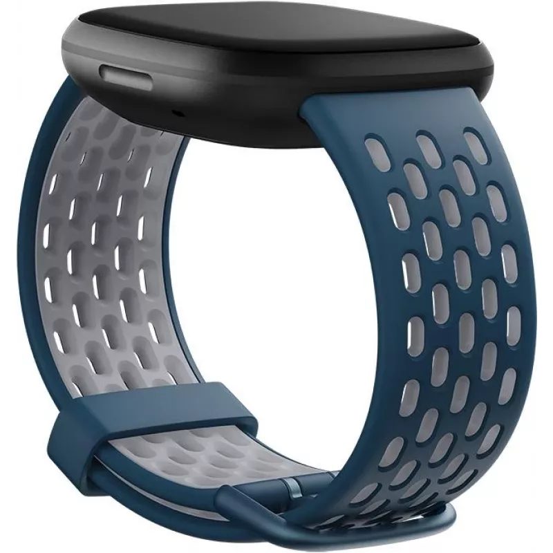 Fitbit FB174SBNVGYL - Dirželis - Mėlynas - Pilkas - Fitbit - Sense - Versa 3 - Aliuminis - Silikonas - Nerūdijantis plienas
