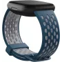 Fitbit FB174SBNVGYL - Dirželis - Mėlynas - Pilkas - Fitbit - Sense - Versa 3 - Aliuminis - Silikonas - Nerūdijantis plienas