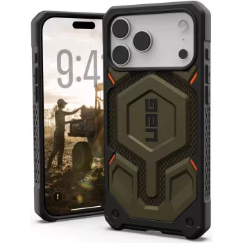 UAG Urban Armor Gear Monarch Pro MagSafe dėklas | Apple iPhone 17 Pro Max | kevlar element žalias | 11451411397B (11451411397B)
