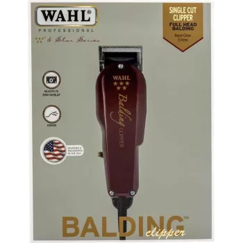 Wahl Balding Clipper - raudonas - 0,4 mm - 4 cm - kintamoji srovė - 230 V - 50 Hz (08110-316H)
