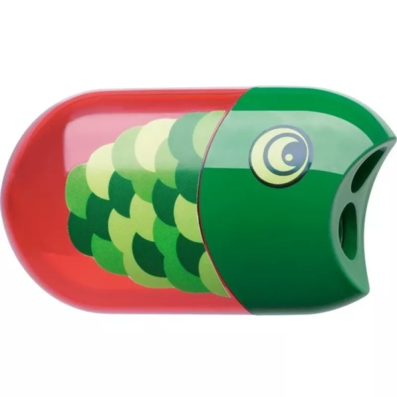 Rankinis pieštukų drožtukas Faber-Castell 183525 Žalias Raudonas