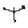 Multibrackets M VESA Deskmount Officeline Dual Juoda Clamp/Bolt-through 16kg 15-30in