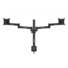 Multibrackets M VESA Deskmount Officeline Dual Juoda Clamp/Bolt-through 16kg 15-30in
