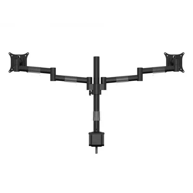 Multibrackets M VESA Deskmount Officeline Dual Juoda Clamp/Bolt-through 16kg 15-30in