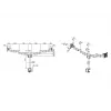Multibrackets M VESA Deskmount Officeline Dual Juoda Clamp/Bolt-through 16kg 15-30in