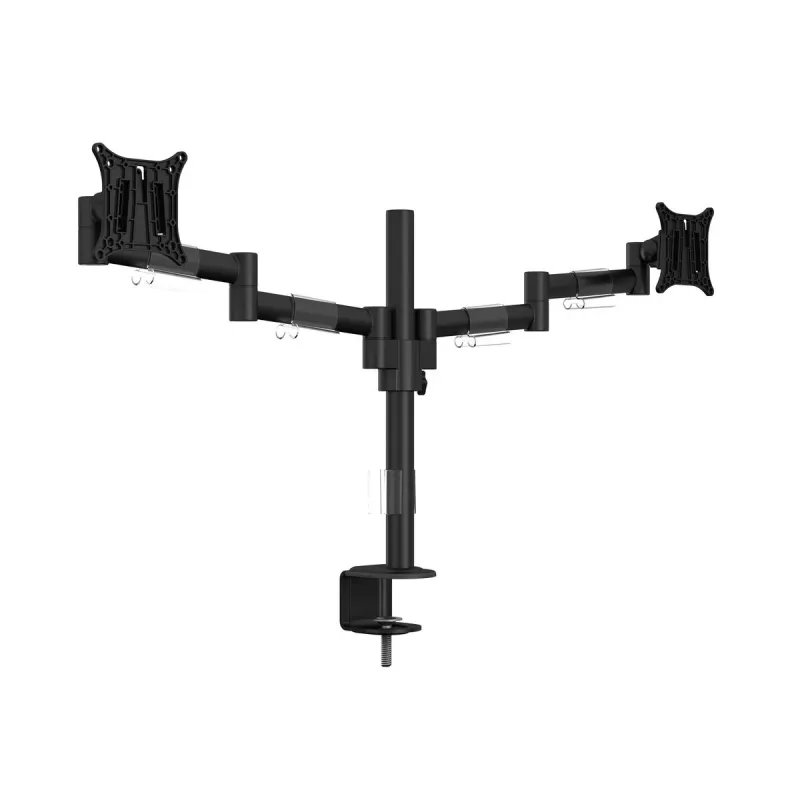 Multibrackets M VESA Deskmount Officeline Dual Juoda Clamp/Bolt-through 16kg 15-30in