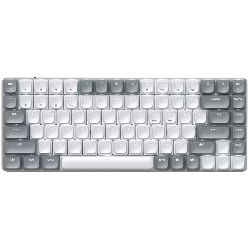 SATECHI SM1 plonas Mechanical Backlit Bluetooth klaviatūra (Light) - US English