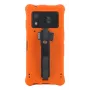 Mobilis PROTECH - dėklas - Safety Oranžinė+ rankenos dirželis, skirtas Zebra EM45 - Pantone 021C - minkštas (052069)