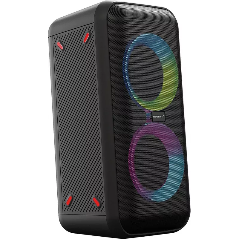 Bluetooth garsiakalbis FERGUSON REGENT Power Audio 400BT RGB 60W FM USB AUX DSP juodas