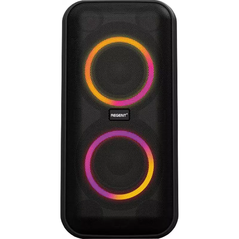 Bluetooth garsiakalbis FERGUSON REGENT Power Audio 400BT RGB 60W FM USB AUX DSP juodas