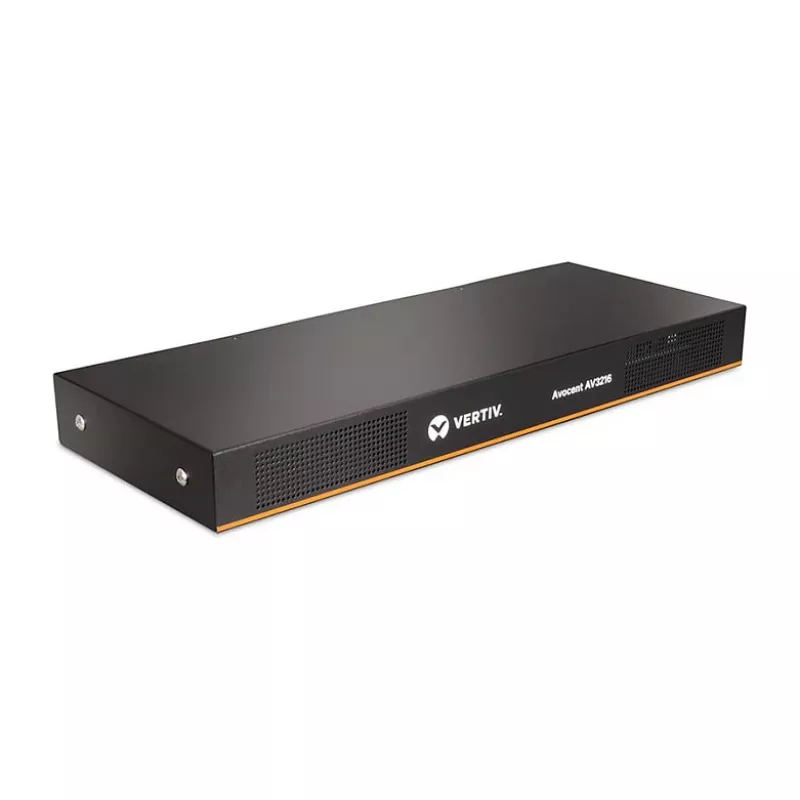 KVM jungiklis Vertiv AV3216-001 — 16 prievadų su 1 vietiniu ir 1 nuotoliniu naudotoju