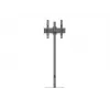 Ant grindų montuojamas stiebas MULTIBRACKETS M Single Pole Floormount Pro 32 colių–65 colių ekranams, 50 kg, VESA 100×100–400×400, pakreipimas -6°–15°, juodas