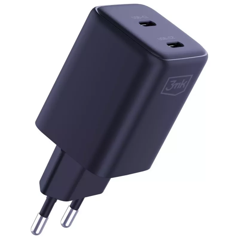 3MK Charger Hyper Charger PD 45W GaN QC4+ PPS — 45W USB-C PD GaN greitasis įkroviklis