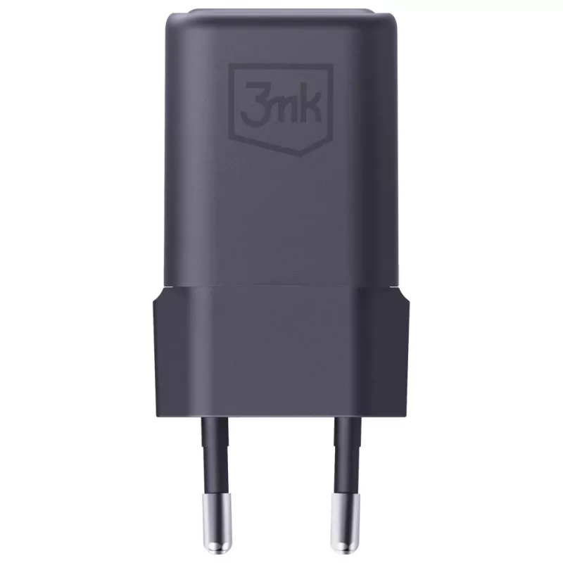 Įkroviklis 3MK Hyper Charger PD 33W GaN QC4+ juodas — 33 W PD greitasis įkroviklis su GaN technologija