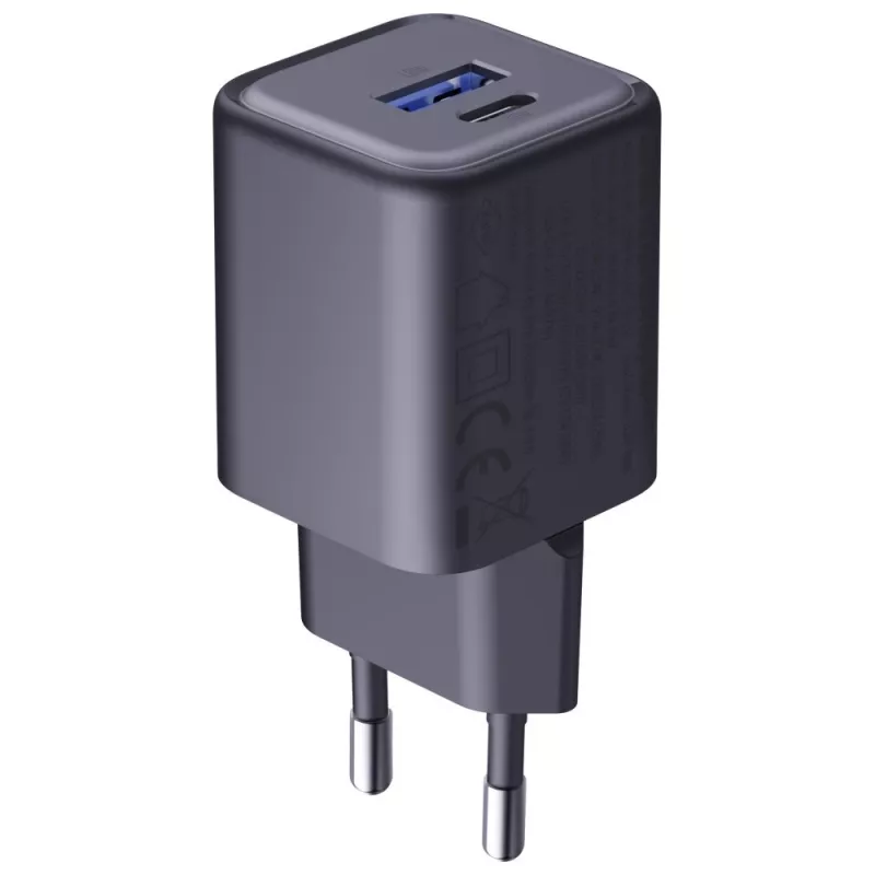 Įkroviklis 3MK Hyper Charger PD 33W GaN QC4+ juodas — 33 W PD greitasis įkroviklis su GaN technologija