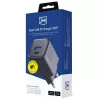 Įkroviklis 3MK Hyper Charger PD 33W GaN QC4+ juodas — 33 W PD greitasis įkroviklis su GaN technologija