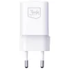 Sieninis įkroviklis 3MK Hyper Charger PD 33W GaN QC4+ baltas — USB‑C PD 33W, GaN, Quick Charge 4+