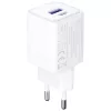 Sieninis įkroviklis 3MK Hyper Charger PD 33W GaN QC4+ baltas — USB‑C PD 33W, GaN, Quick Charge 4+