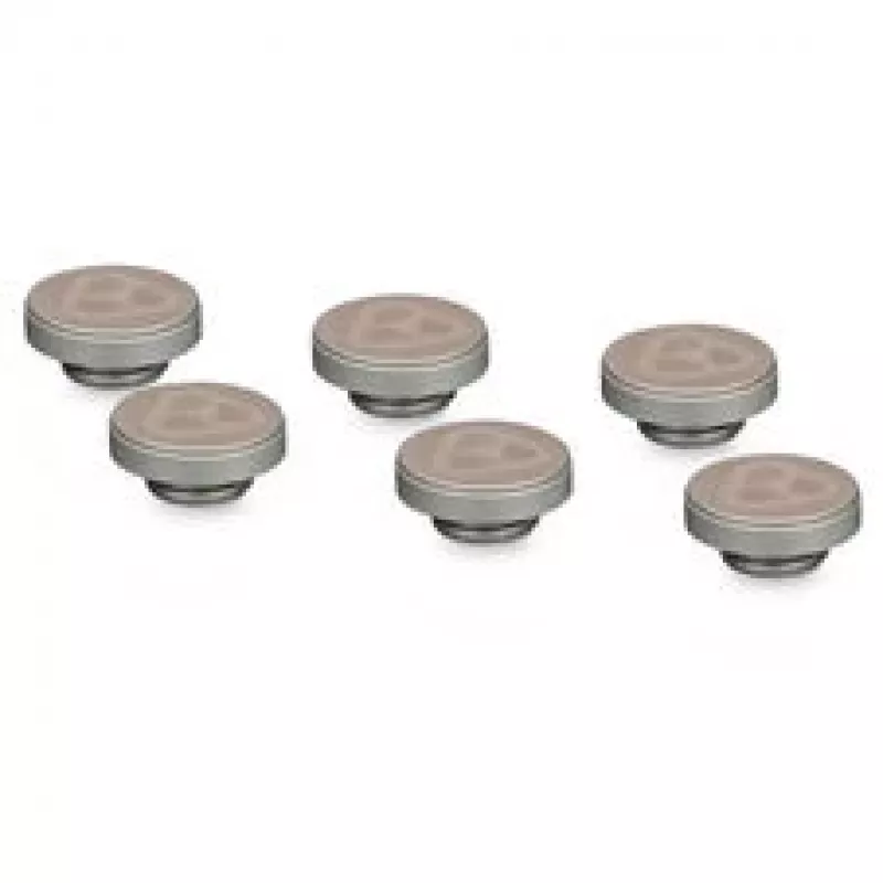 Thermal Grizzly DeltaMate kamštis – matinis nikelis (6 vnt. pakuotė) (TG-DM-FIT-6209)