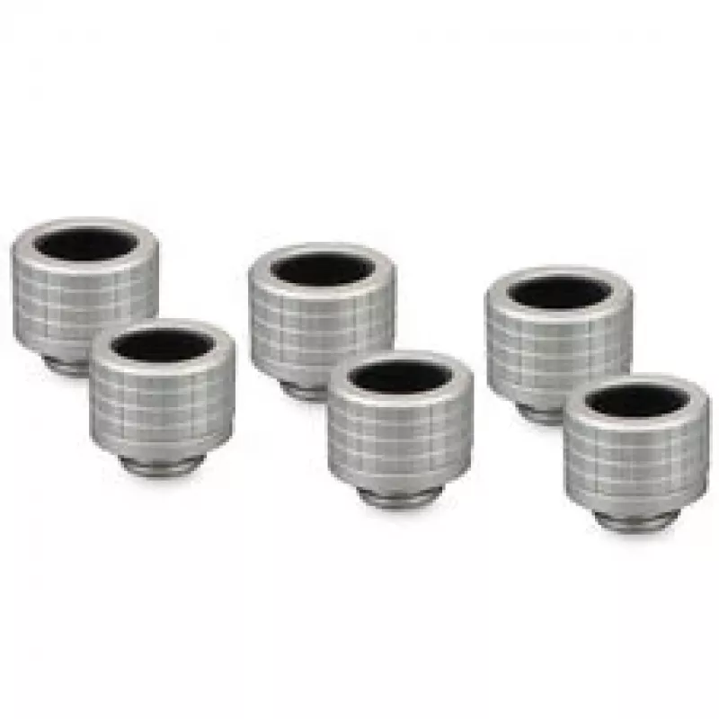Thermal Grizzly DeltaMate Fitting HT14 Matinis Nikelis 6 vnt. pakuotė — šiluminės sąsajos medžiagos priedas