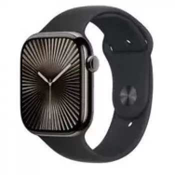 Smartwatch Apple Watch S10 Cell 46mm Slate Pilka Sport Band Juoda M/L