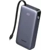 UGREEN išorinė baterija 20000mAh PB536 45W nešiojamas įkroviklis, 20000 mAh talpos baterija, 45W išvestis (pilka)