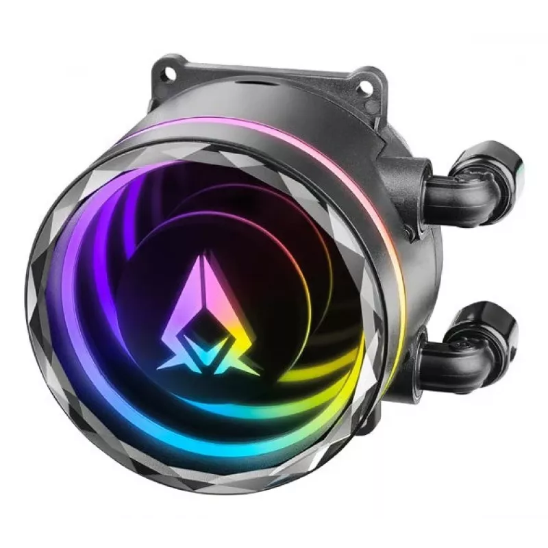 CPU aušintuvas AZZA WAK Blizzard Pro 360 ARGB — 360 mm radiatorius, ARGB apšvietimas