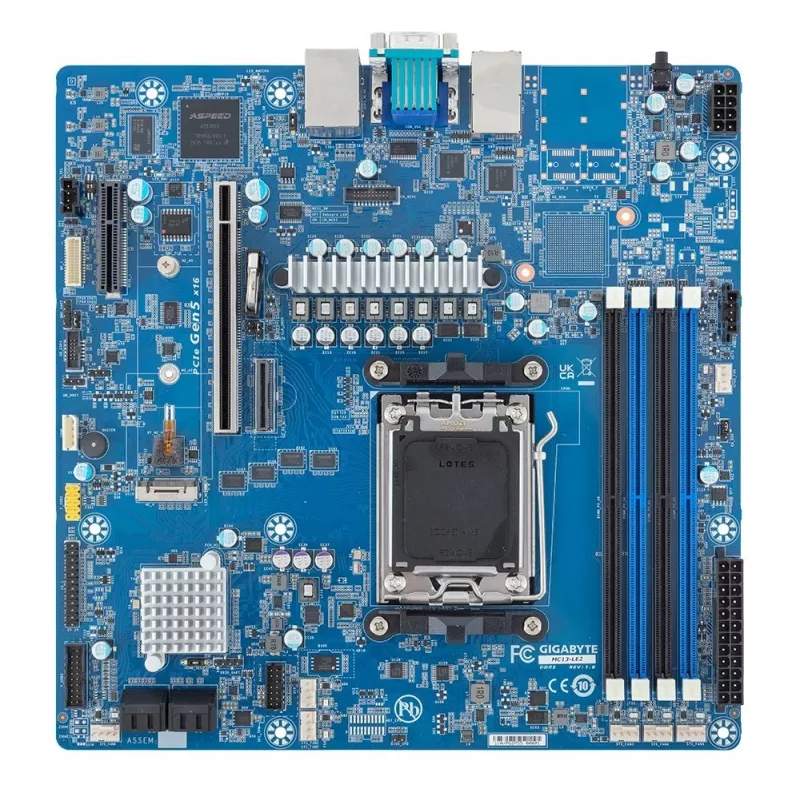 Pagrindinė plokštė GIGABYTE MC13-LE2 AM5 (MPN: MC13LE2)