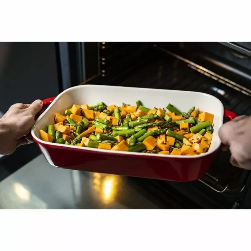 ZWILLING Staub keraminis stačiakampis kepimo rinkinys 3 vnt., raudonas, maks. 300°C