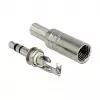 Laidų jungtis DELOCK 65532, 3,5 mm metalinė, sidabrinė
