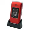Atverčiamas telefonas Olympia VITUS 4G — 2,8 col. (7,11 cm) LCD, Bluetooth, FM radijas, 147 g, raudonas
