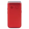 Atverčiamas telefonas Olympia VITUS 4G — 2,8 col. (7,11 cm) LCD, Bluetooth, FM radijas, 147 g, raudonas