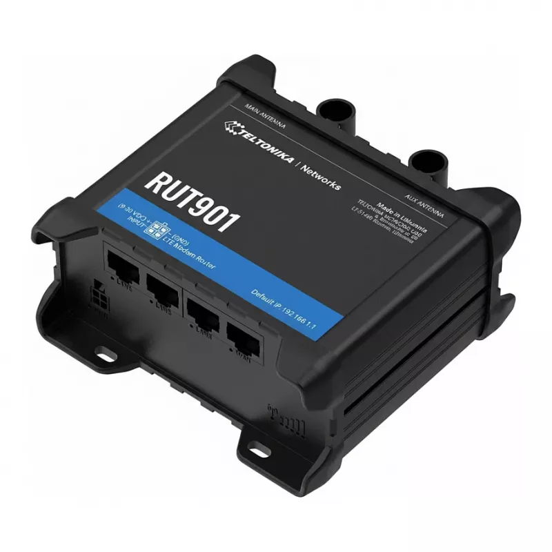 Maršrutizatorius Teltonika RUT901 Dual SIM 4G LTE WiFi