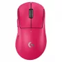 Pelė Logitech G 910-007374 dešiniarankė RF belaidė optinė 44 000 DPI 1 ms 5 mygtukai rausvai violetinė