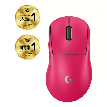 Pelė Logitech G 910-007374 dešiniarankė RF belaidė optinė 44 000 DPI 1 ms 5 mygtukai rausvai violetinė