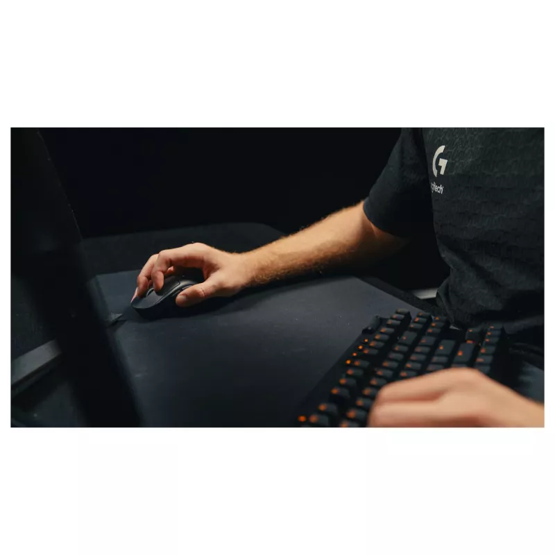 Pelė Logitech G 910-007374 dešiniarankė RF belaidė optinė 44 000 DPI 1 ms 5 mygtukai rausvai violetinė