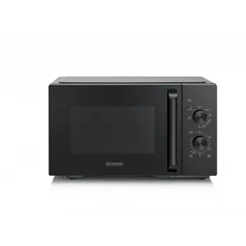 Kombinuota mikrobangų krosnelė SEVERIN MW 7792, pastatoma, 20 L, 900 W, juoda, mygtukai ir sukamoji rankenėlė