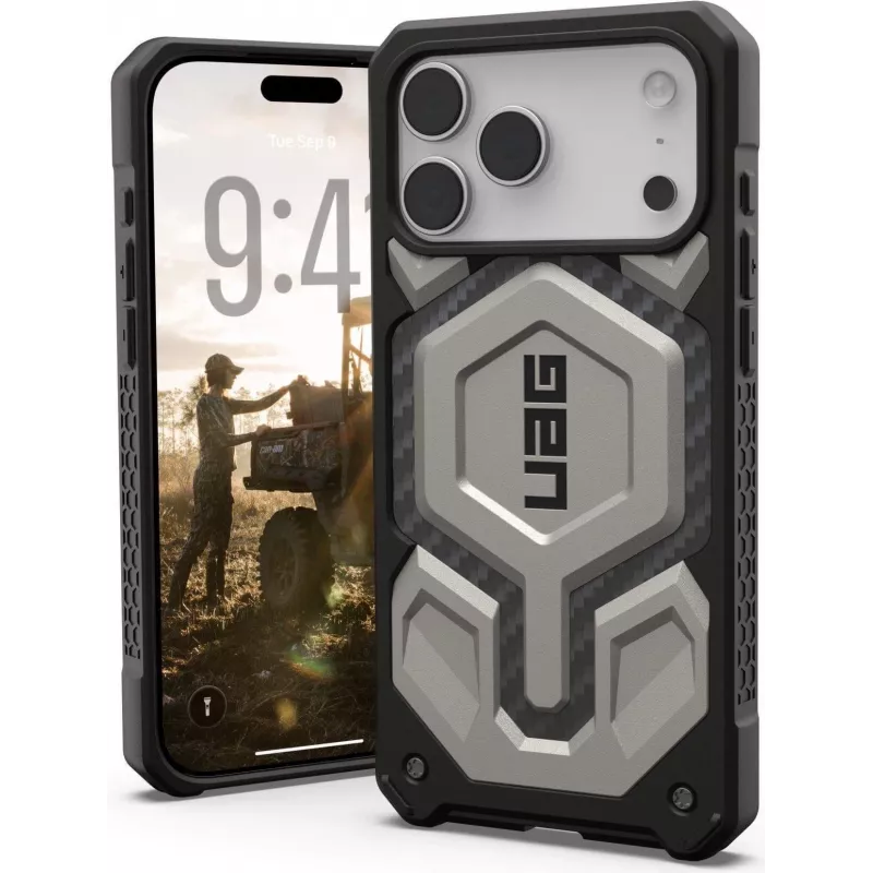 UAG Urban Armor Gear Monarch Pro MagSafe dėklas | Apple iPhone 17 Pro Max | titano | 114514113636 (114514113636)