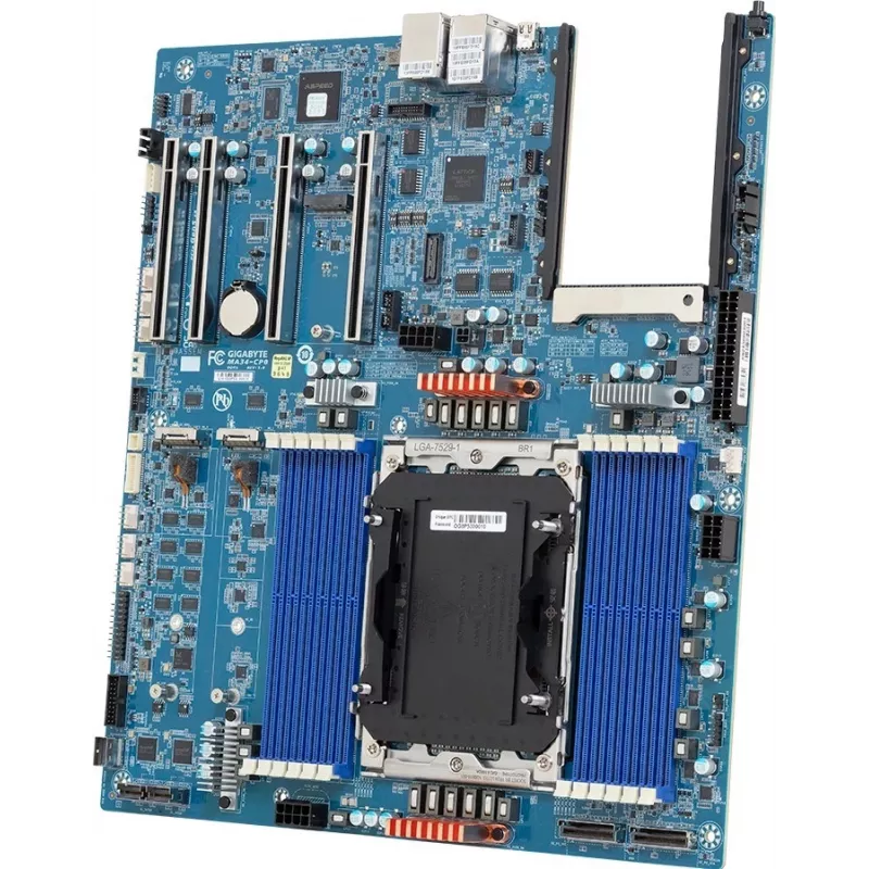 Pagrindinė plokštė GIGABYTE MA34-CP0 LGA7529 Intel — serverio/darbo stoties plokštė, MPN 9MA34CP0NR-000
