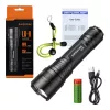 Žibintuvėlis Superfire L6-H — rankinis LED žibintuvėlis 900 lm, 15W