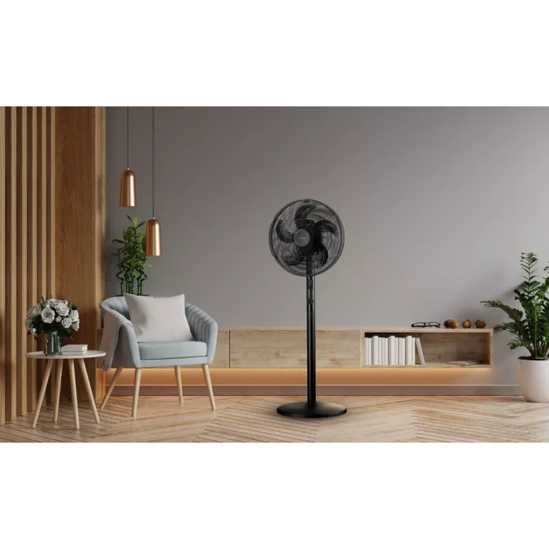 Noveen F535 X-Line 2 viename stovintis ir stalinis ventiliatorius, 40 cm, juodas