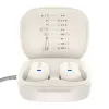 Ausinės Belkin SoundForm Anywhere — į ausis įdedamos laidinės ir belaidės (USB-C, Bluetooth), baltos, 4 g