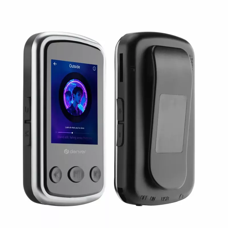 MP3 grotuvas DENVER MPS-320B — 32 GB, integruotas kortelių skaitytuvas, 12 val. atkūrimo, juodas