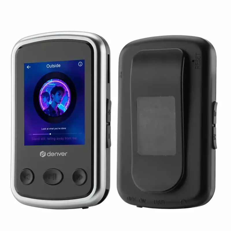 MP3 grotuvas DENVER MPS-320B — 32 GB, integruotas kortelių skaitytuvas, 12 val. atkūrimo, juodas